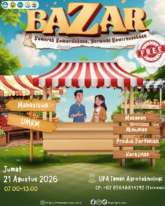 UPA Taman Agroteknologi Gelar Bazar Semarak Kemerdekaan, Wadahi UMKM dan Mahasiswa